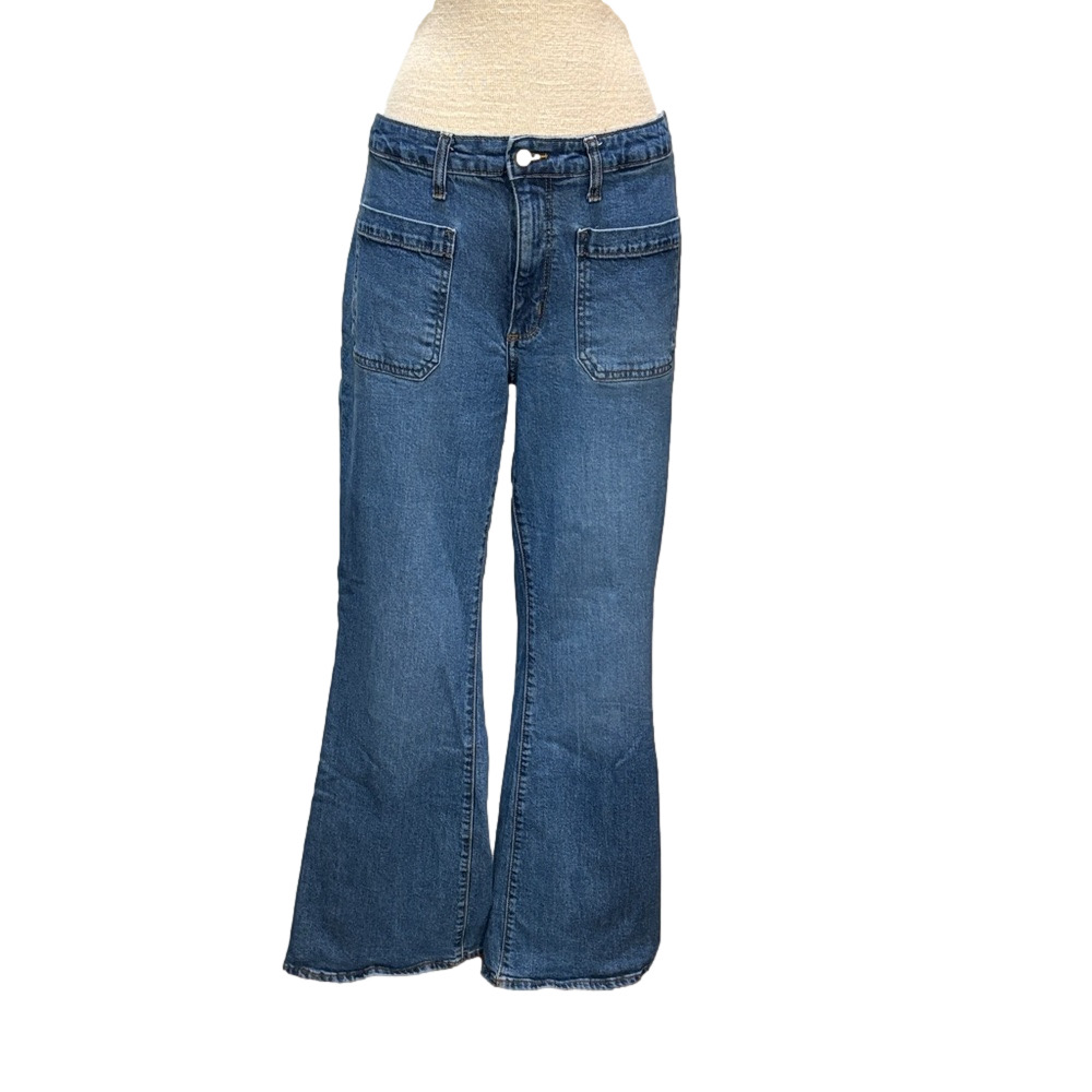 Universal Thread sz 14 high rise flare patch pocket jeans